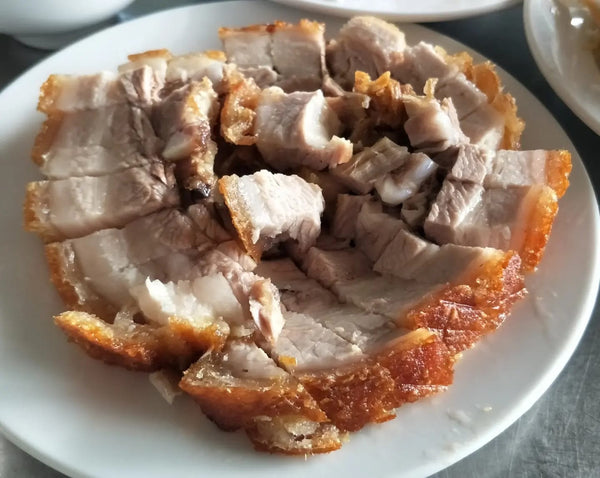 Roast Pork accompanying Bánh cuốn