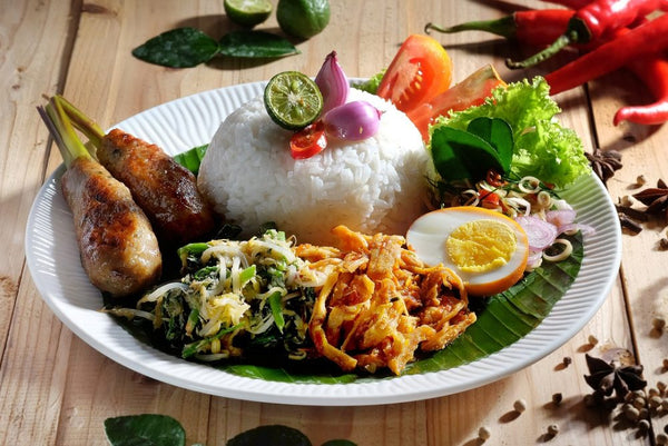 Nasi Campur Bali, AKA Balinese Mixed Rice