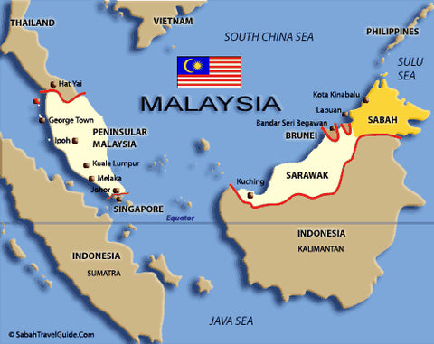 Map of Malaysia