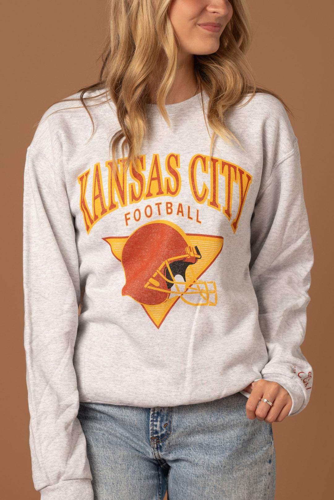 Kansas City Football Vintage Crew – Fan Girl Clothing