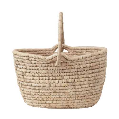 Woven basket - natural materials