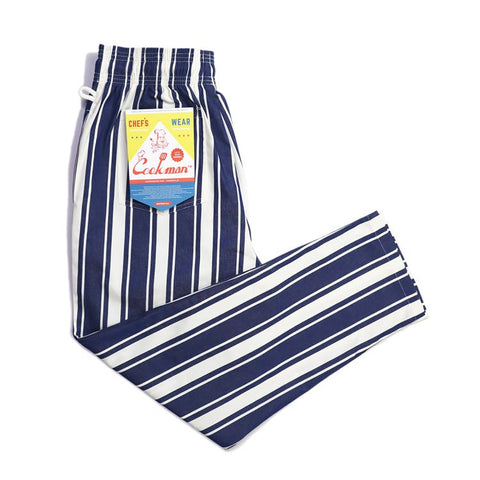 Cookman Wide Chef Pants - Stripe : Black – Cookman USA