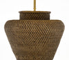 French Vintage Rattan Table Lamp
