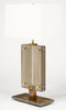 Murano Gold-Leafed Glass Slab Lamps