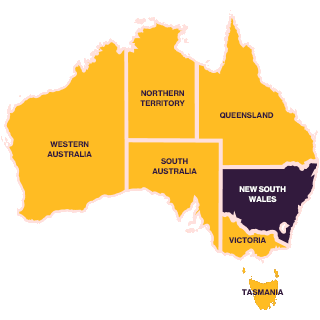 New South Wales Australia Map