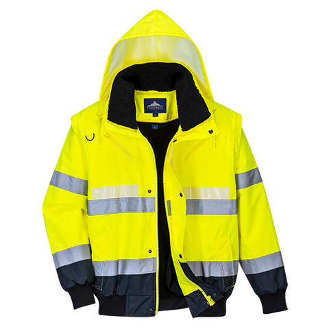 Portwest G465 Glowtex 3-in-1 Bomber Jacket