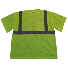 Petra Roc LTS2 ANSI Class 2 Lime High Visibility T-Shirt