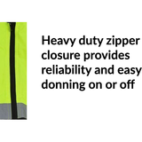 Petra Roc LQBBJ-C3 Heavy Duty Zipper Front Closure