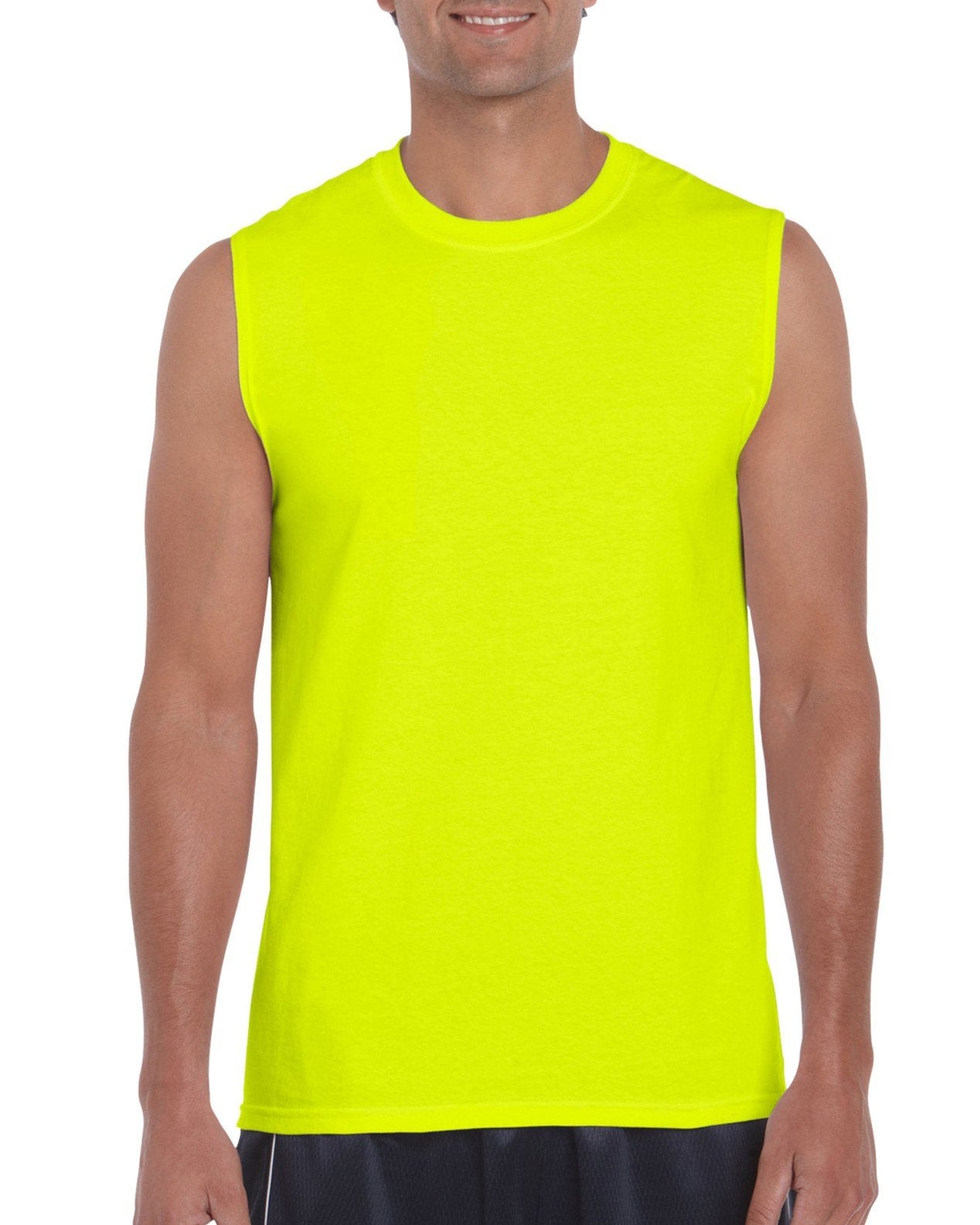 Gildan 2700 Ultra Cotton Hi Vis Sleeveless T-Shirt – HiVis365 by ...