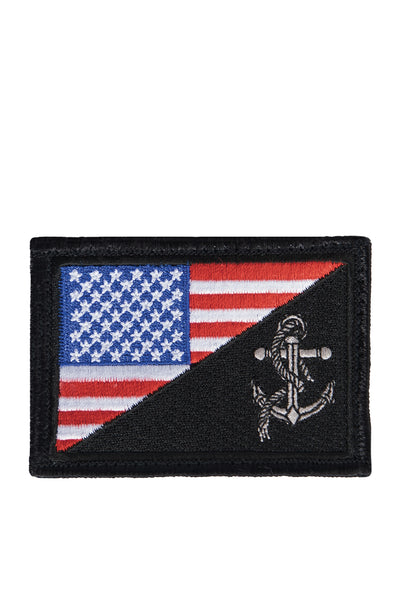 Rothco Iron on / Sew on Embroidered US Flag Patch , Reverse, Multicam