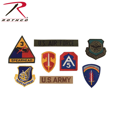 Rothco Subdued Military Assorted Military Patches – HiVis365 by Northeast  Sign