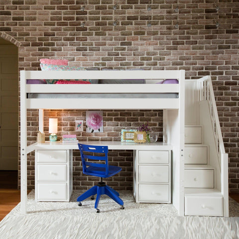 kids bed with study table