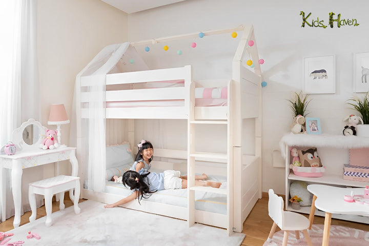 Encourages bonding between children-bunk beds