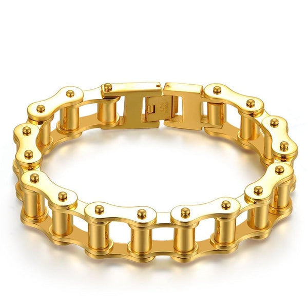 Cycolinks Stealth Gold Men's Bike Chain Bracelet