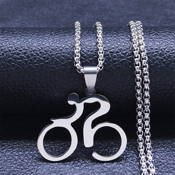 Cycolinks Stainless Steel Cycling Necklace