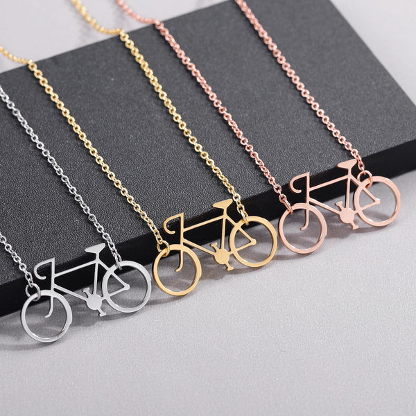 Cycolinkg Stanliess Steel Road Bike Necklace