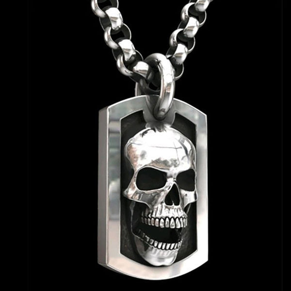 Cycolinks 3D Carved Skull Necklace