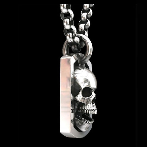 Cycolinks 3D Carved Skull Necklace