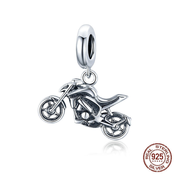 Cycolinks 925 Sterling Silver Motorcycle Charm