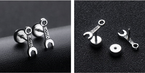 Cycolinks Spanner Stud Earrings