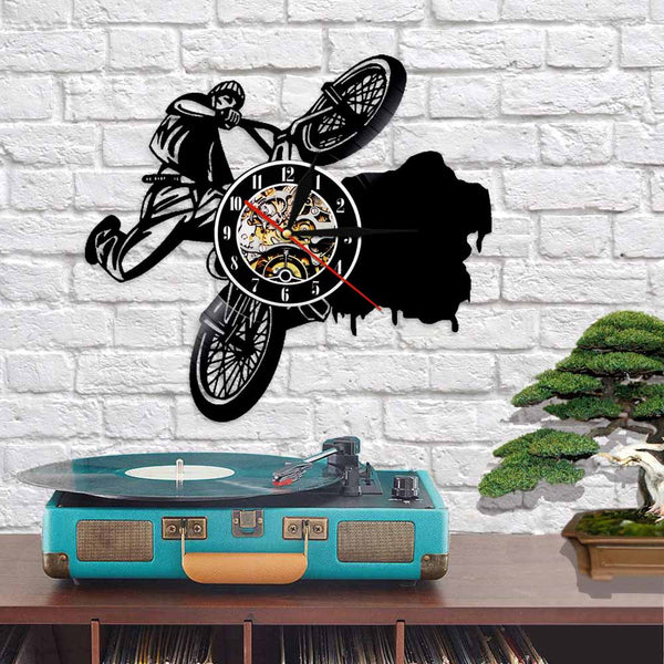 Cycolinks BMX Nac Nac Vinyl Clock