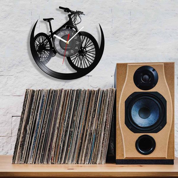 Cycolinks 3D Mountain Bike Vinyl Clock