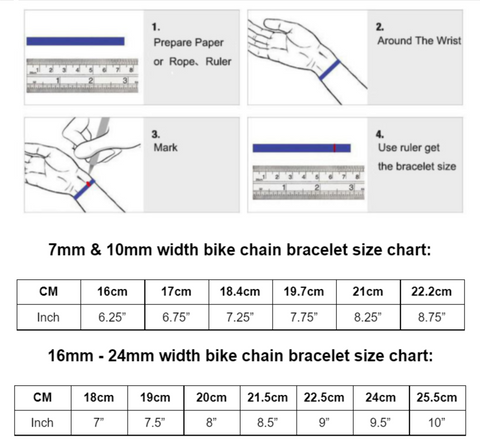 Bracelet Size Guide – Sidewalk Tramp