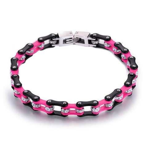 Cycolinks Punk Pink Crystal Bracelet