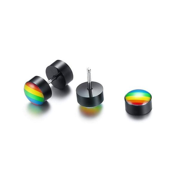 Cycolinks Pride Rainbow Stud Earrings