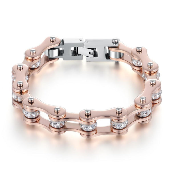 Cycolinks Rose Gold Crystal Bracelet