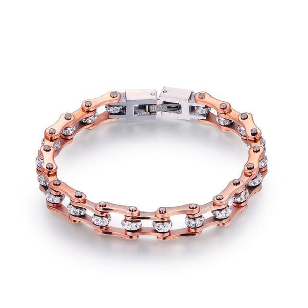 Cycolinks Rose Gold Crystal Bracelet