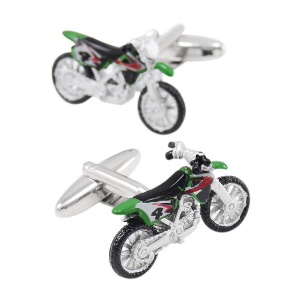 Cycolinks Enamel Motorcross Cuff-links