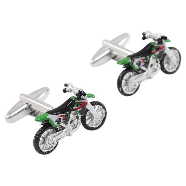 Cycolinks Enamel Motorcross Cuff-links