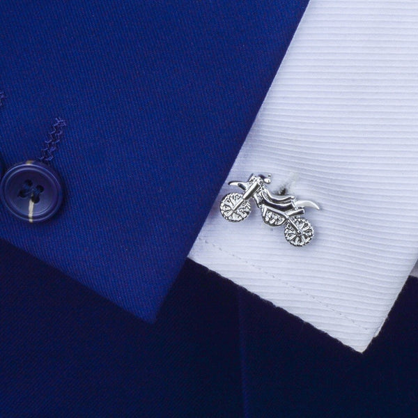 motorcross cuff links for biker gift