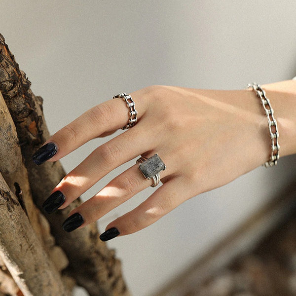 Cycolinks 925 Sterling Silver Bike Chain Ring