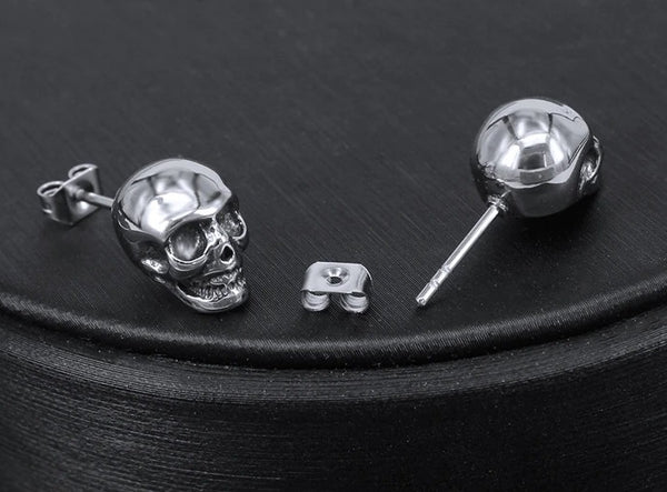 Cycolinks Punk Skull Stud Earrings