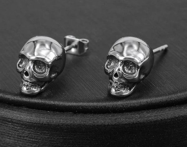 Cycolinks Punk Skull Stud Earrings