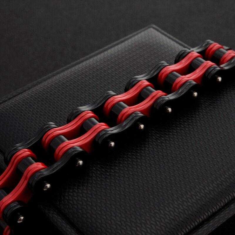 Cycolinks Ducati Red Bike Chain Bracelet