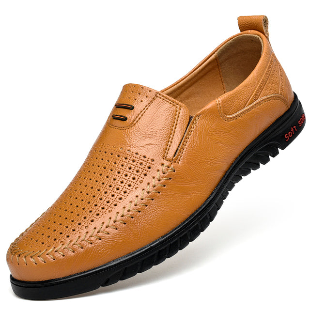 Shawbest-Fashion Men's Leather Casual Shoes