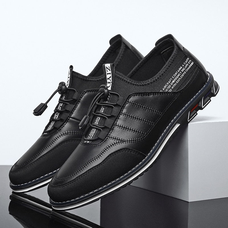 Shawbest-New Genuine Leather Men Casual Shoes