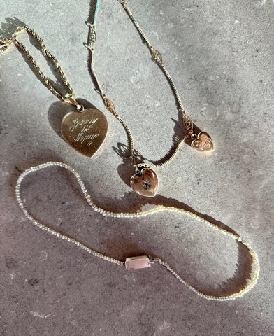 3 family heirloom necklaces passed through the generations