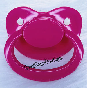 plain pacifiers