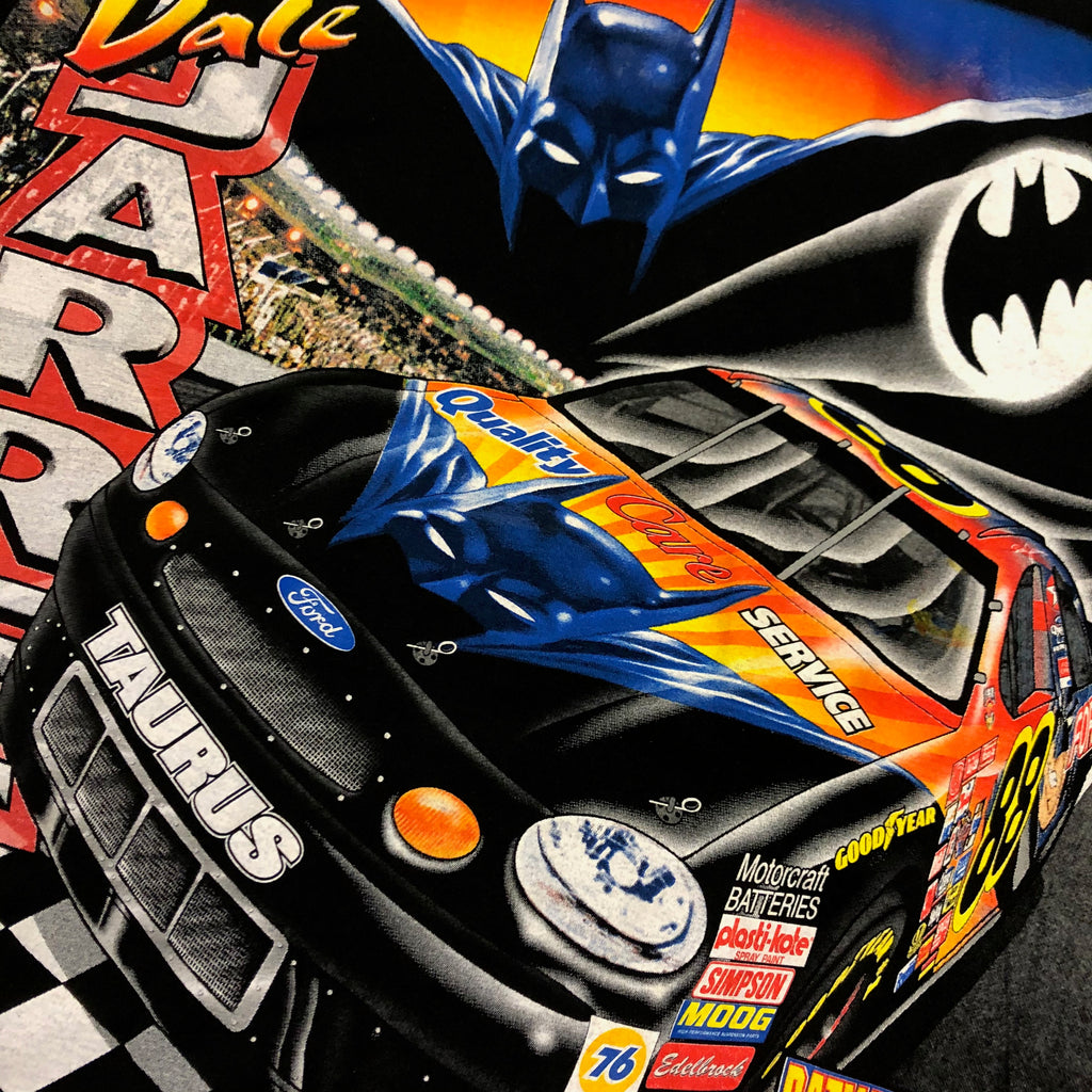 Vintage 1998 DS Dale Jarrett DC Comics Batman All Over Print Nascar Shirt |  Beyond 94