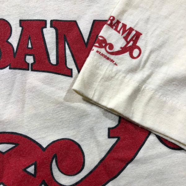 1983 DS Alabama June Jam 3 Cropped Single Stitch Band Shirt Size X-Large