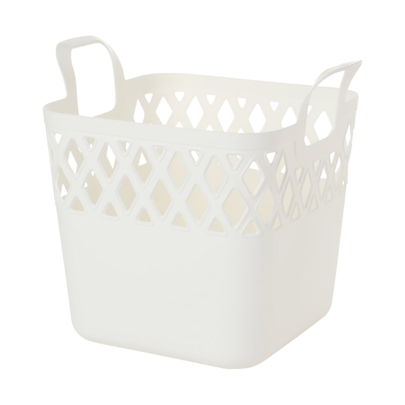 small square laundry basket