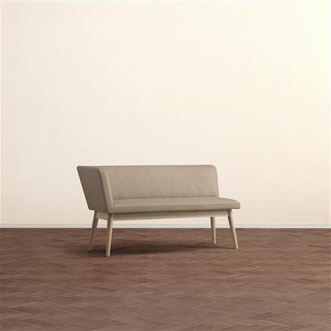 PIONI Couch R Beige x Natural (W1350 × D537 × H740) – Francfranc Hong Kong