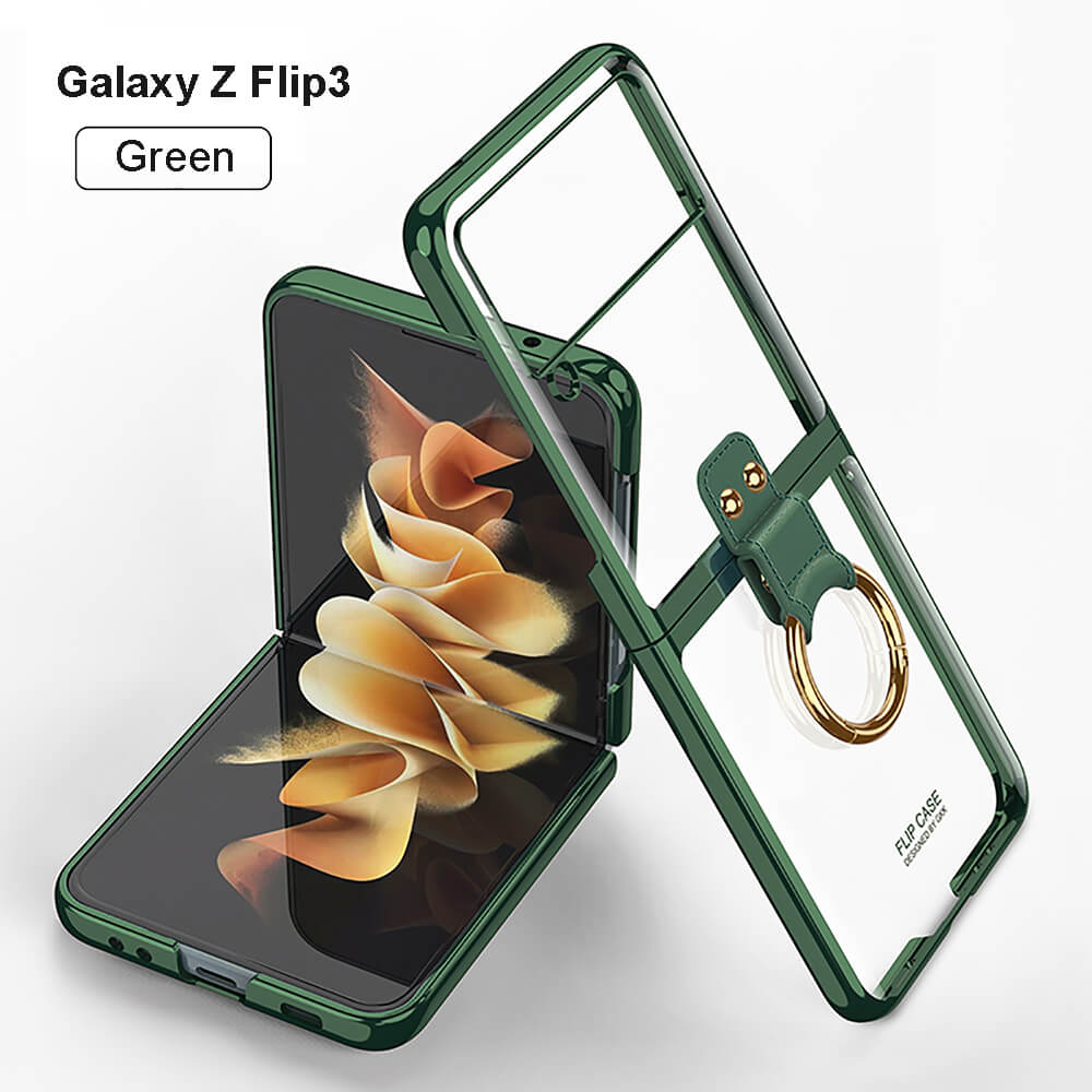 Newest Phantom Plating Anti-Drop Case For Samsung Galaxy Z Flip3 Flip4 Samsung Cases