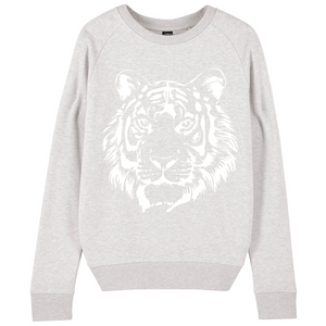 black and white tiger sweater