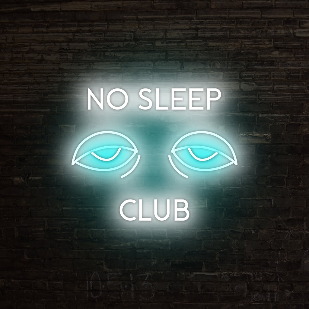 No Sleep Club Neon Sign– myNeon