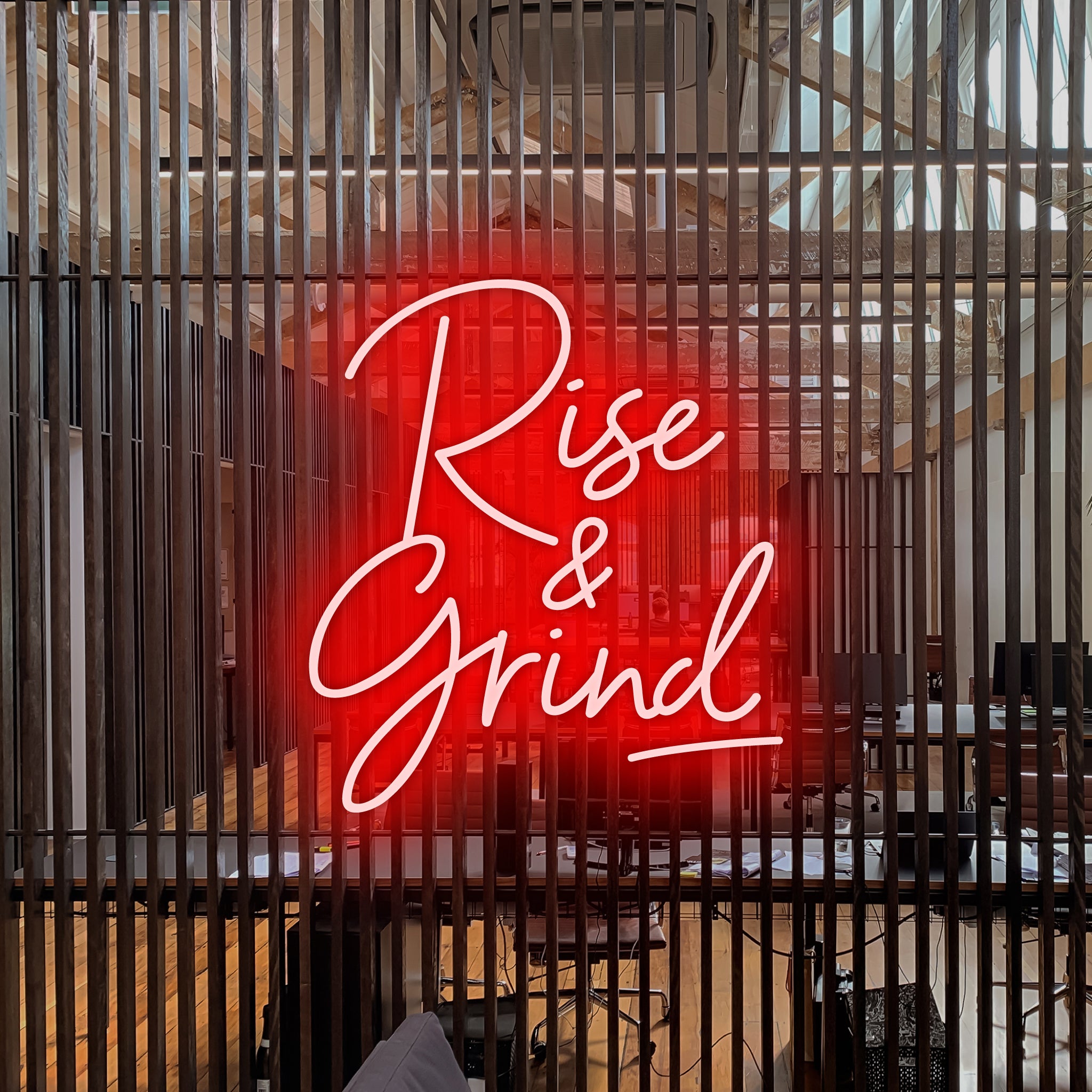 Rise n Grind Neon Sign myNeon